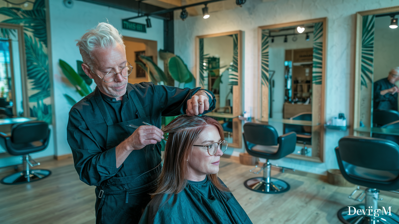 Coiffure au salon Devrig M